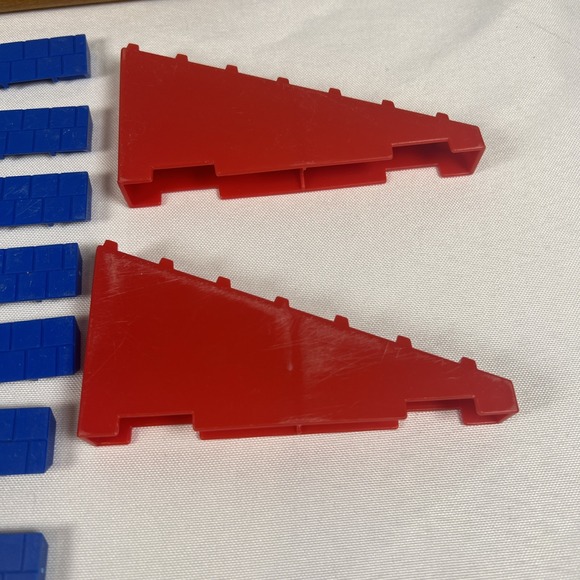 Lot Of 118 Clean Wooden Lincoln Logs And Roof Pieces For Building K'NEX 2014 - Picture 5 of 10